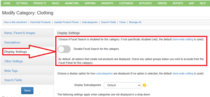 FacetedSearch_CategoryLevelSettings
